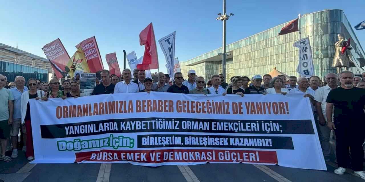 Artan orman yangınlarına Bursa'dan ses oldular