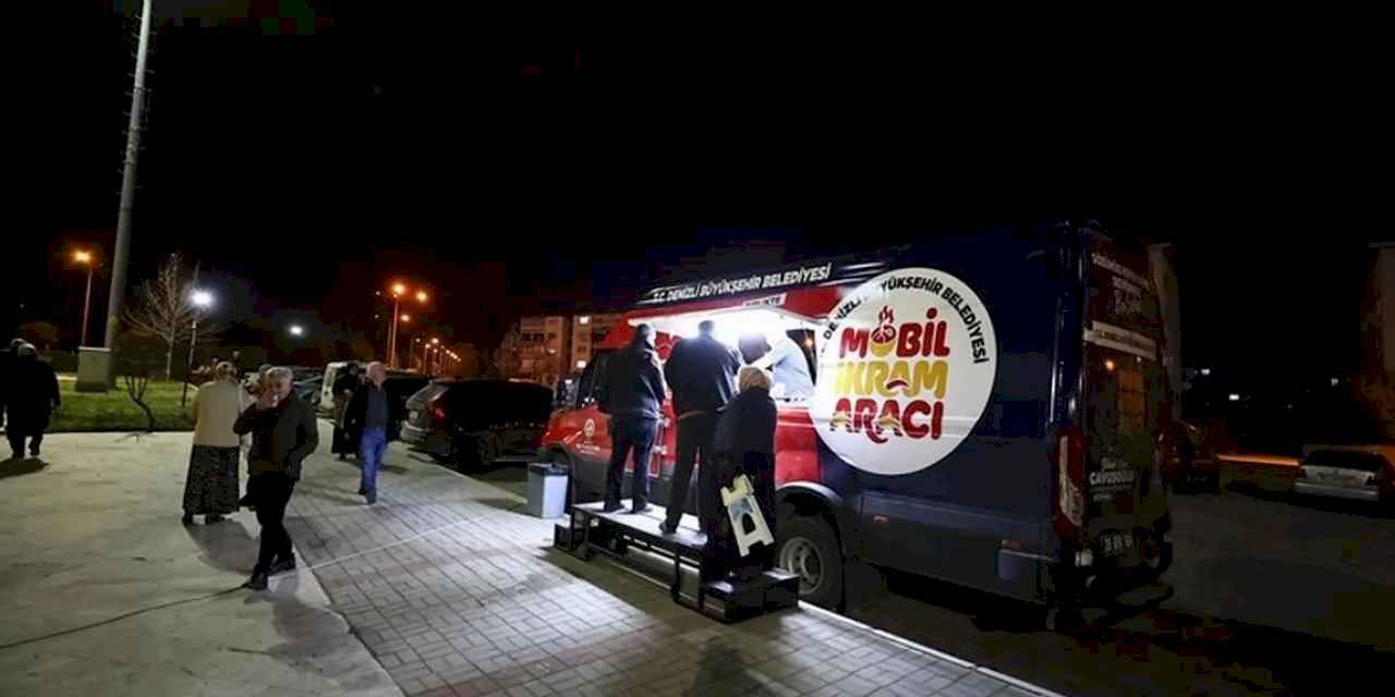 Denizli Büyükşehir mobil ikram aracı 250 bin kişiye ulaştı