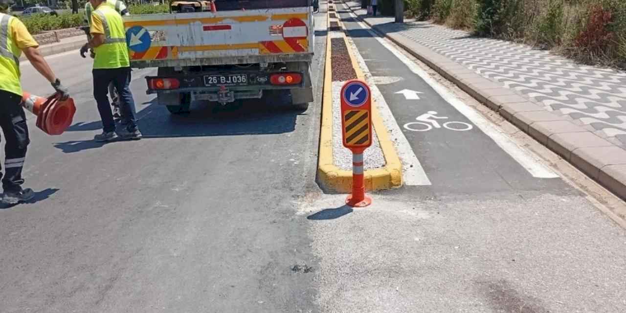 Eskişehir Büyükşehir'den yollara modern dokunuş