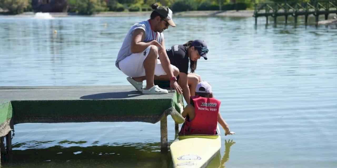 Eskişehir Yaz Spor Okulu'nda su sporlarına büyük ilgi