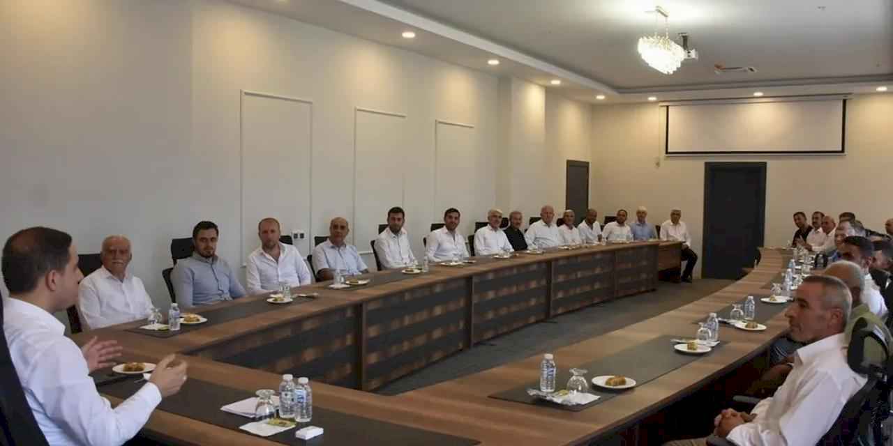 Sason muhtarlarından Kaymakam Başar’a teşekkür ziyareti