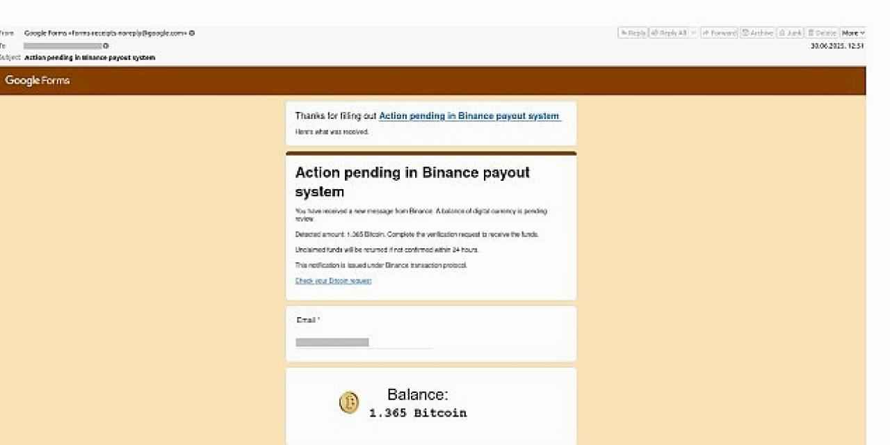 Düşman 'Form'unda: Kripto dolandırıcıları Google Formlar aracılığıyla kullanıcıları hedef alıyor