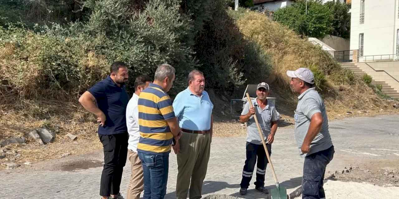 Başkan Topuz, Milas’ın çalışmalarını yerinde inceledi