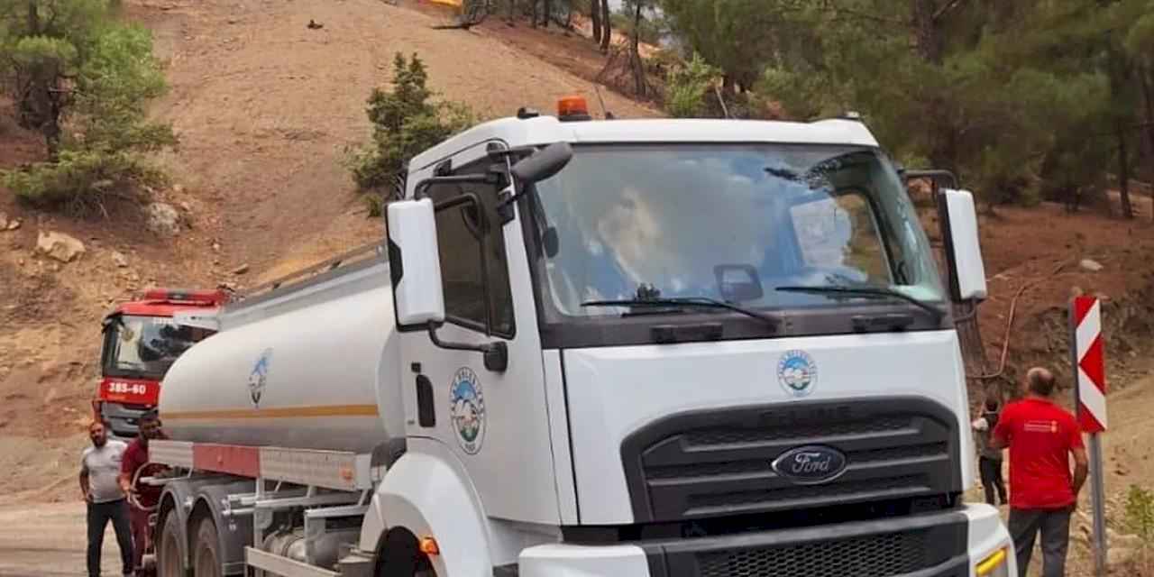 Kayseri Talas'tan K.Maraş yangınına destek