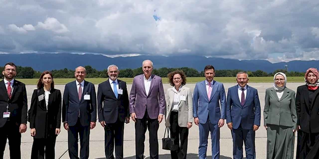 TBMM Başkanı Kurtulmuş İsviçre'de