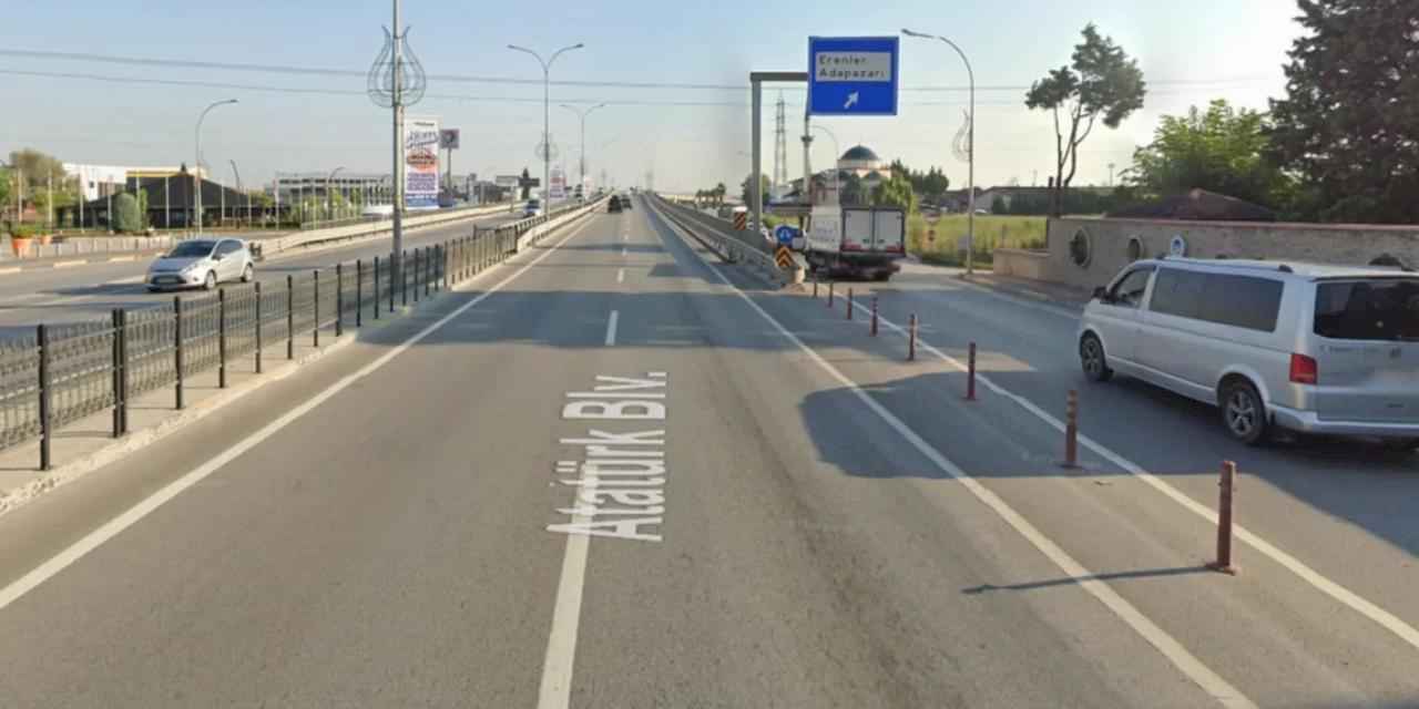 Sakarya’da Topça Köprüsü’nde trafik düzenlemesi