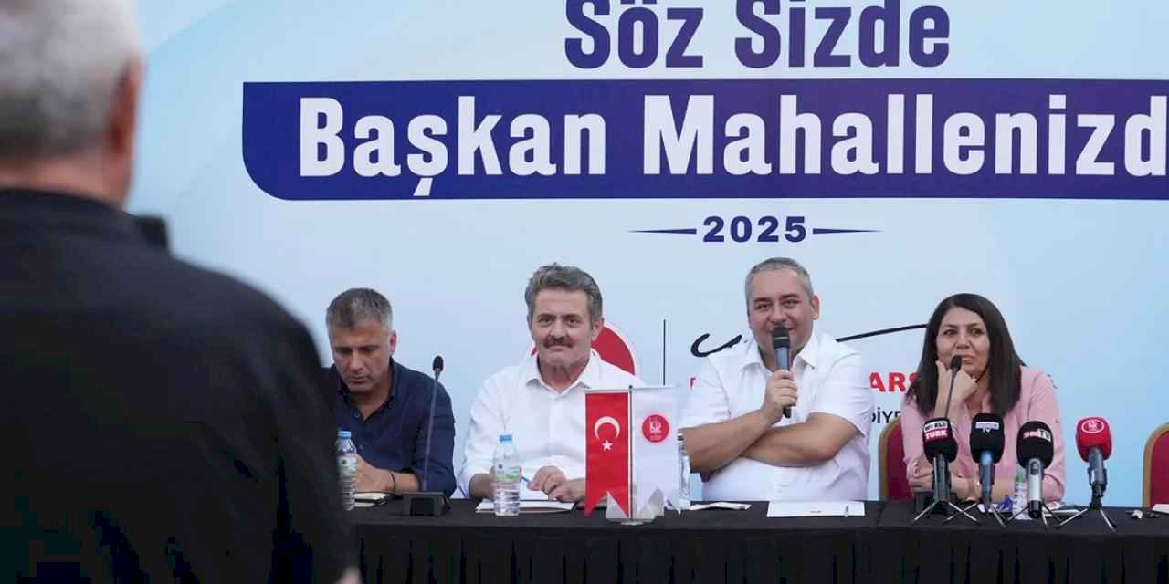 Başkan Özarslan mahalle buluşmalarıyla vatandaşın yanında
