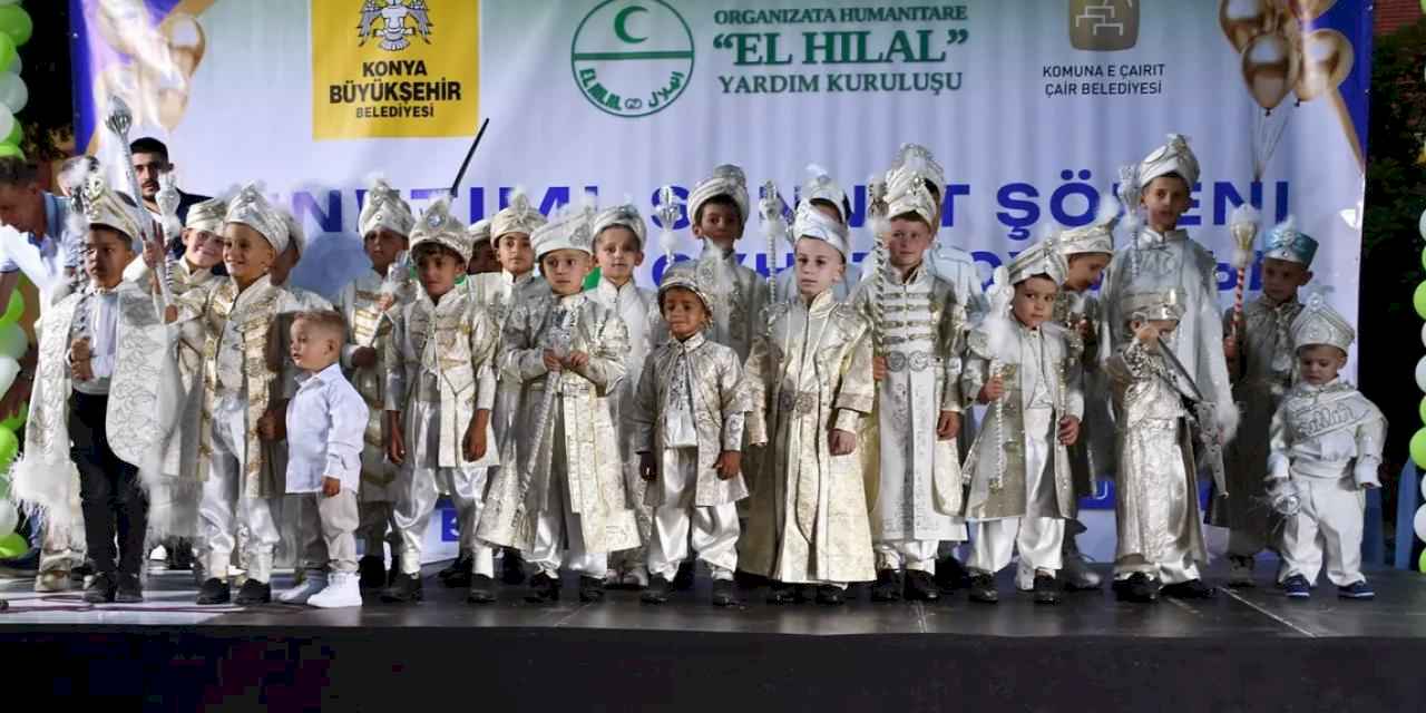Konya'nın kardeş şehri Üsküp'te sünnet şöleni