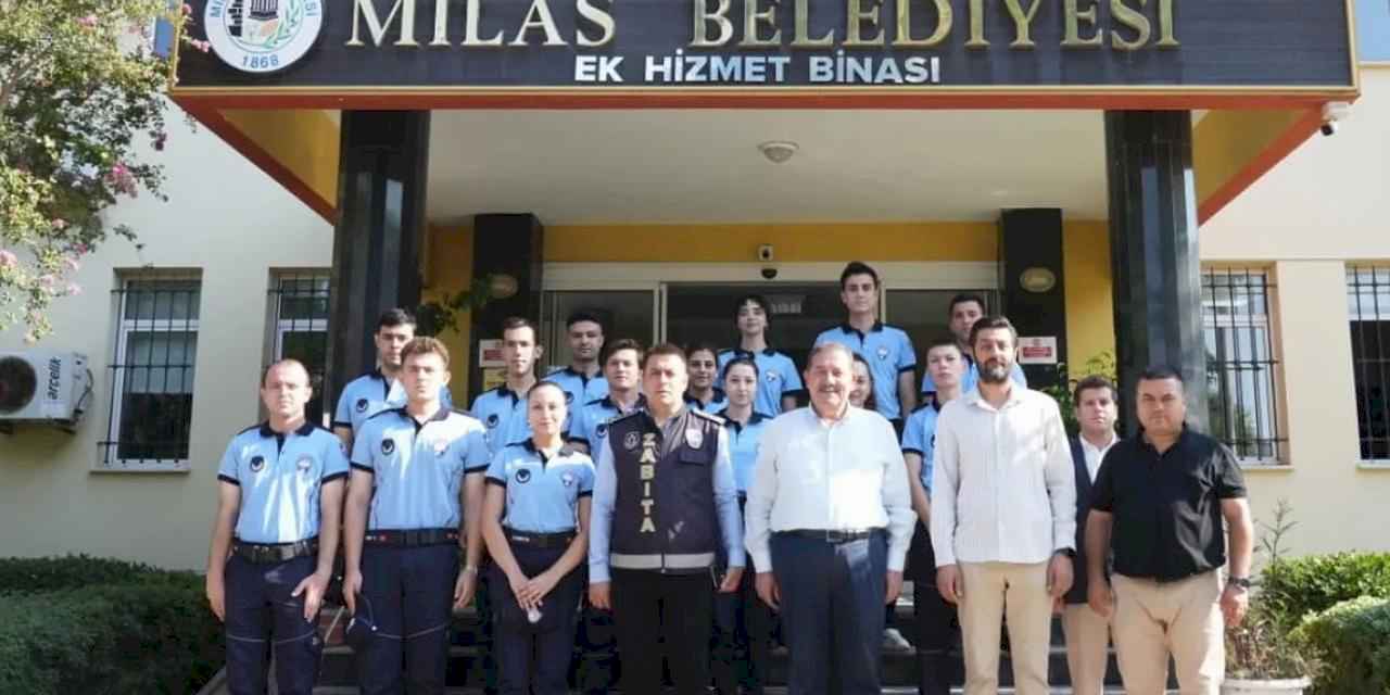 Muğla Milas'ın yeni zabıtaları görevde