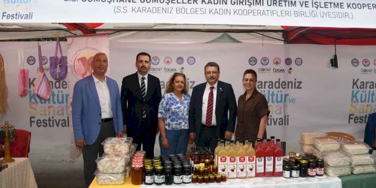 Üreten kadınlara bir destek de Trabzon'dan