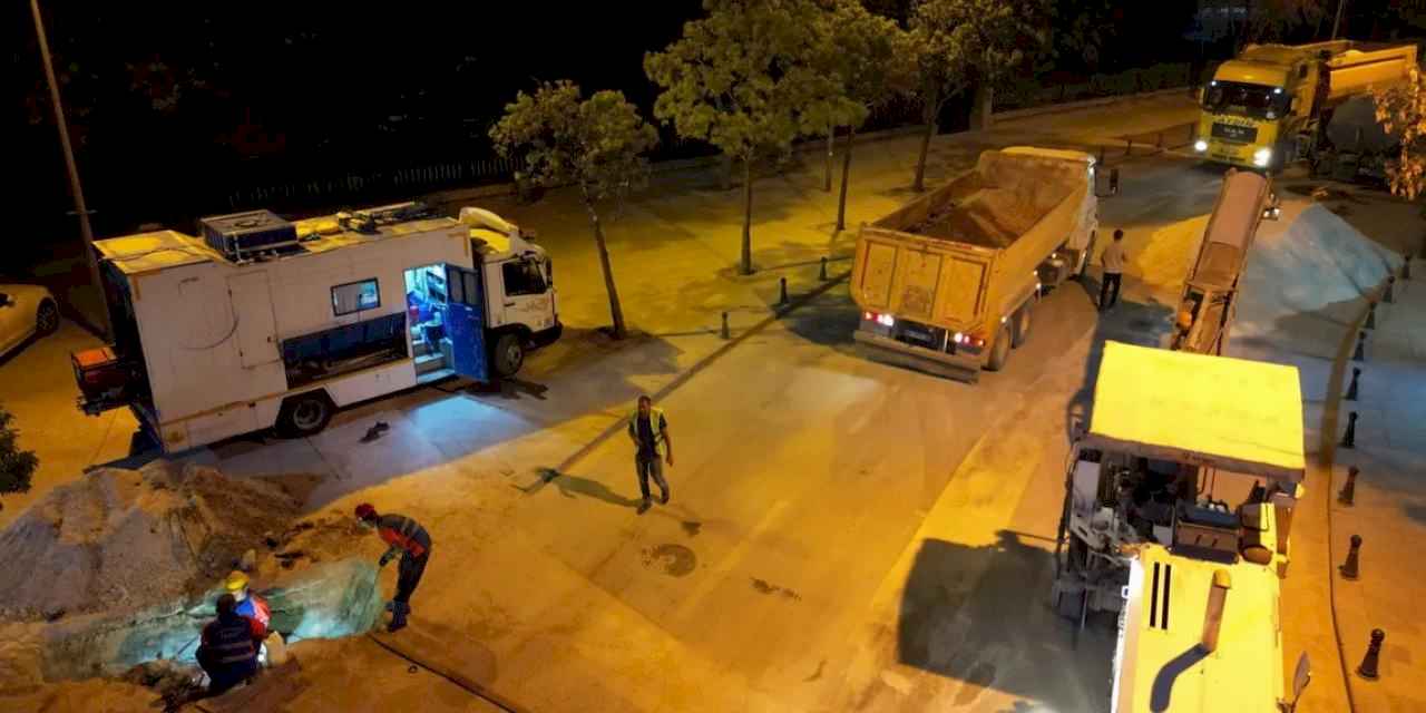 KOSKİ'den şehir merkezinde 1.678 metrelik ıslah çalışması