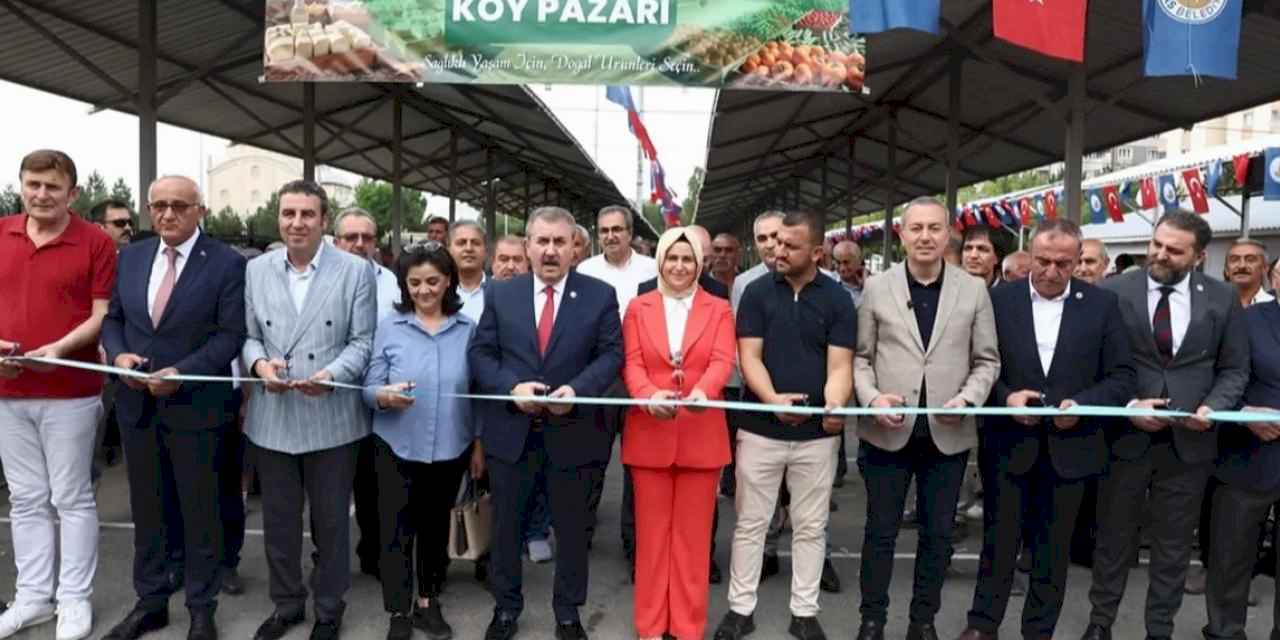 Sivas’ta doğal ürünler ve köy pazarı hizmete açıldı