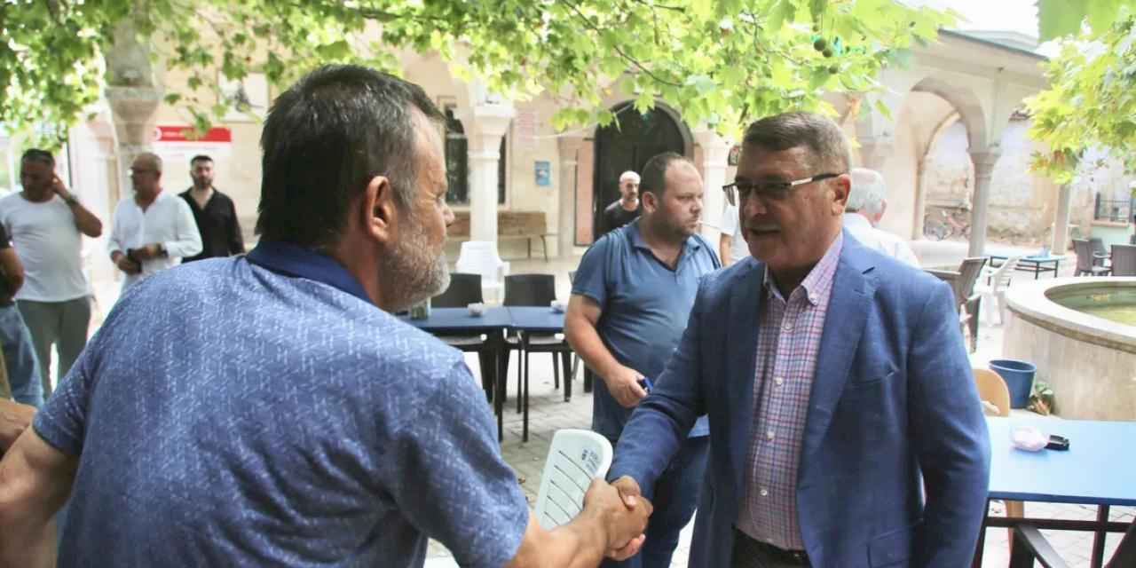 Bursa'da yangın bölgelerine BESOB ziyareti