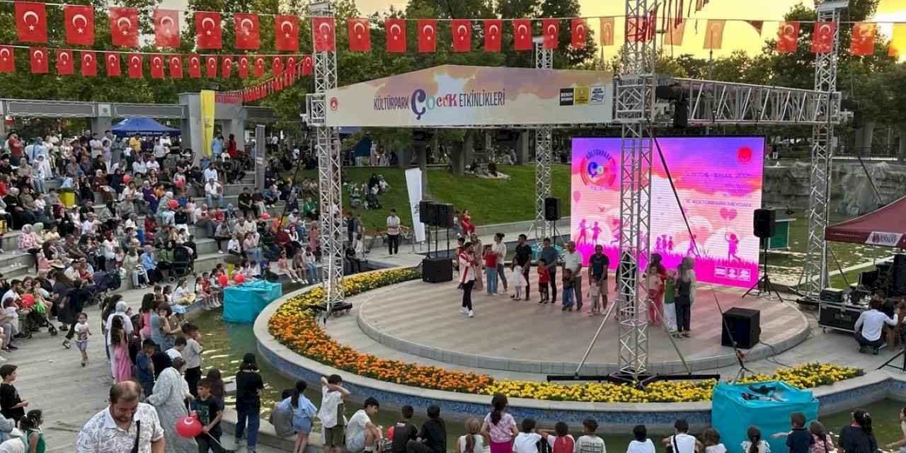 Konya'da 'Kültürpark Çocuk Etkinlikleri' yaza renk katıyor