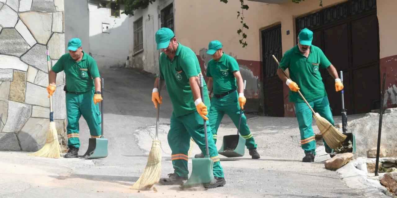 Bursa Osmangazi’de her gün 270 kilometre alan temizleniyor