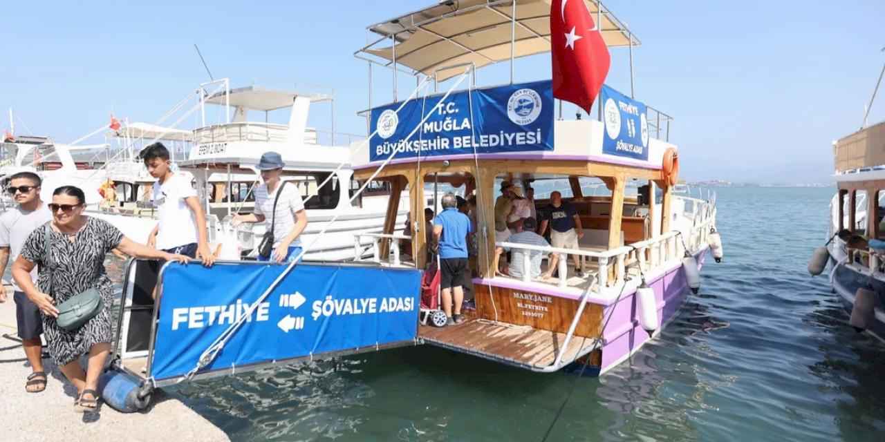 Muğla'da Fethiye–Şövalye Adası arasında deniz seferleri başladı