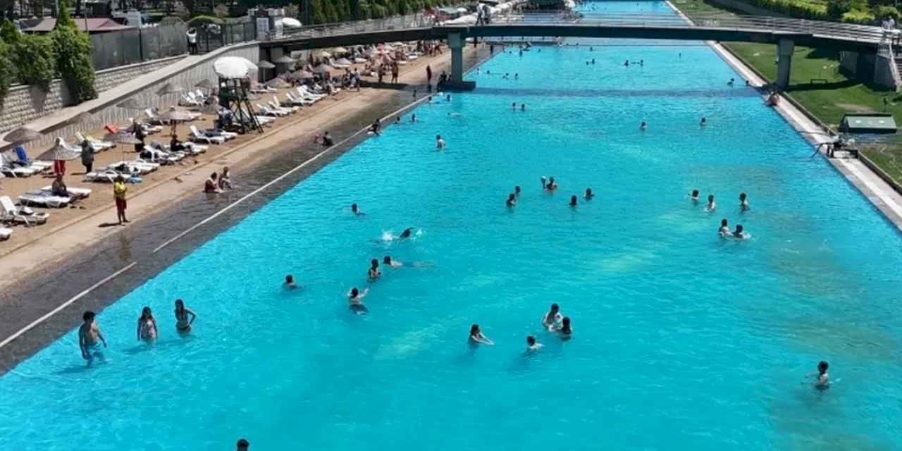 Kentpark Yapay Plaj yaz sezonuna hızlı başladı