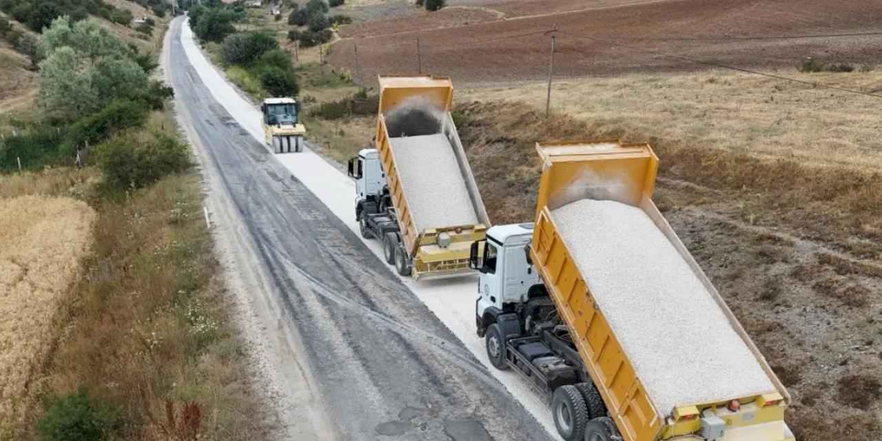 Eskişehir kırsalında yol seferberliği