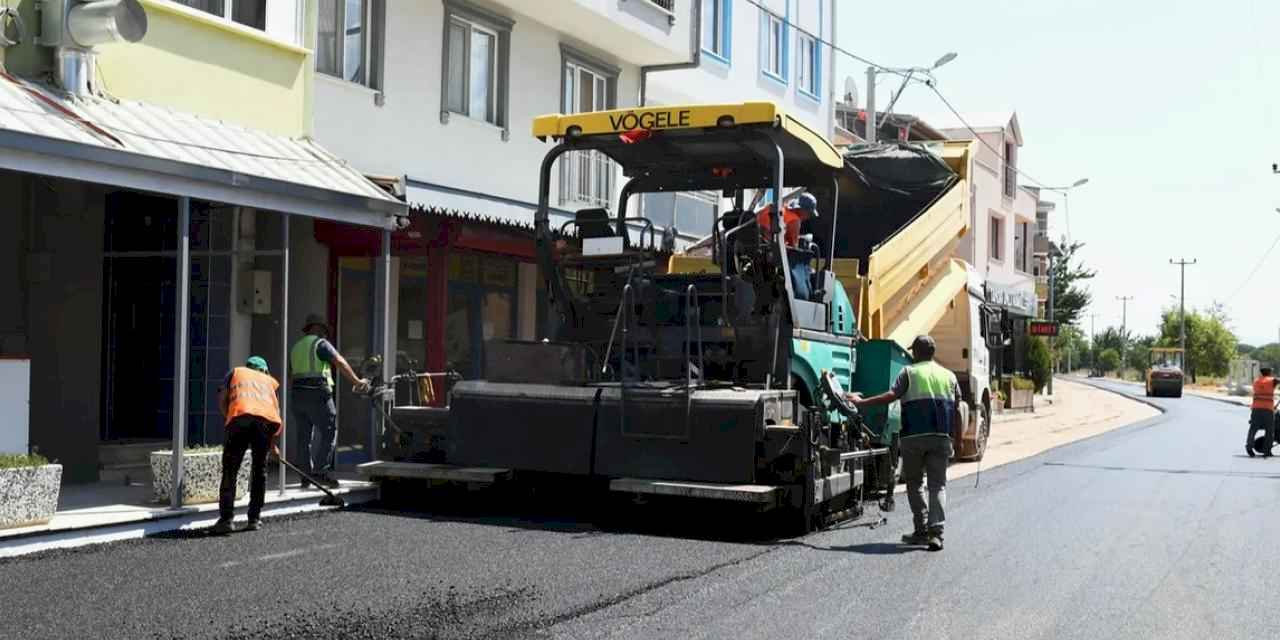 Bursa Osmangazi’de asfalt çalışmalarına hız verildi