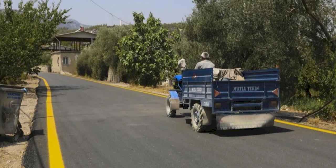 Mersin'de Gülnar Şehit Recep Çelik caddesi yenilendi
