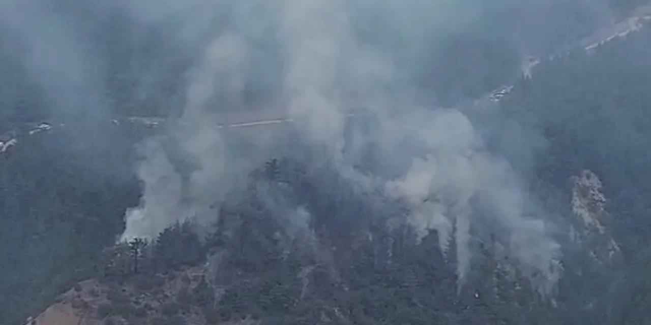 Karabük Yeşilköy’de orman yangını