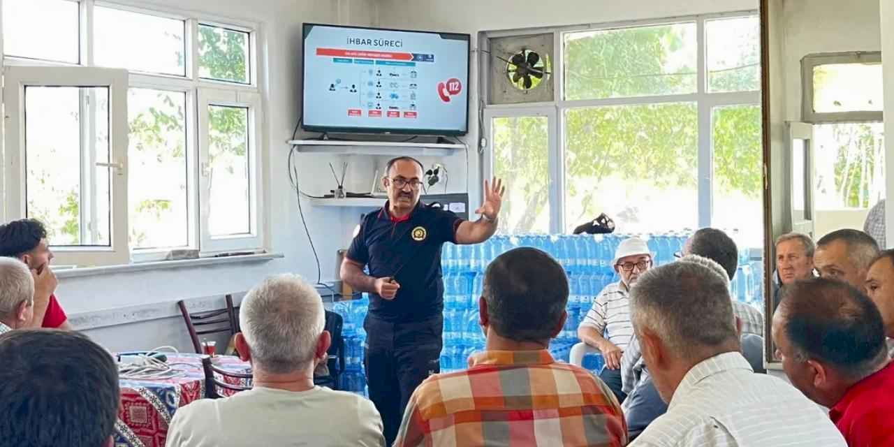 Kocaeli İtfaiyesi'nden yangınlara karşı farkındalık eğitimi