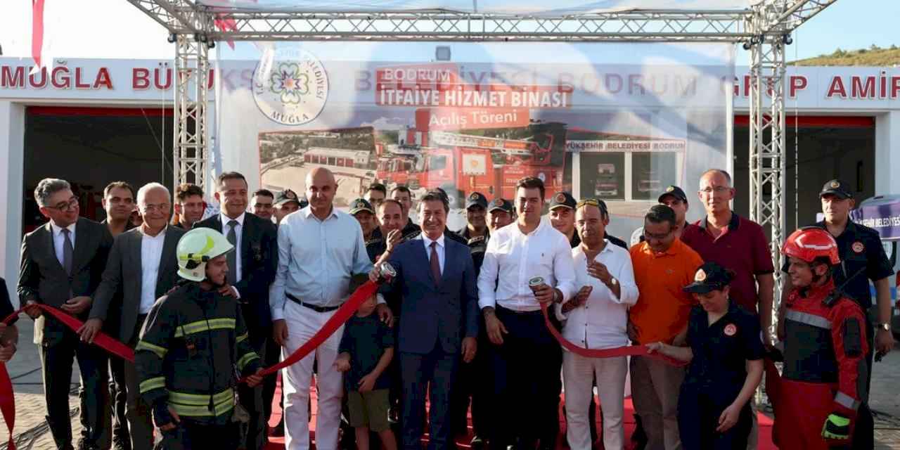 Bodrum'da yeni itfaiye binası hizmete girdi