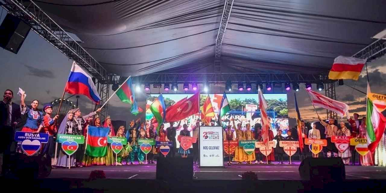 Ankara Gençlik Parkı'nda uluslararası kültür buluşması