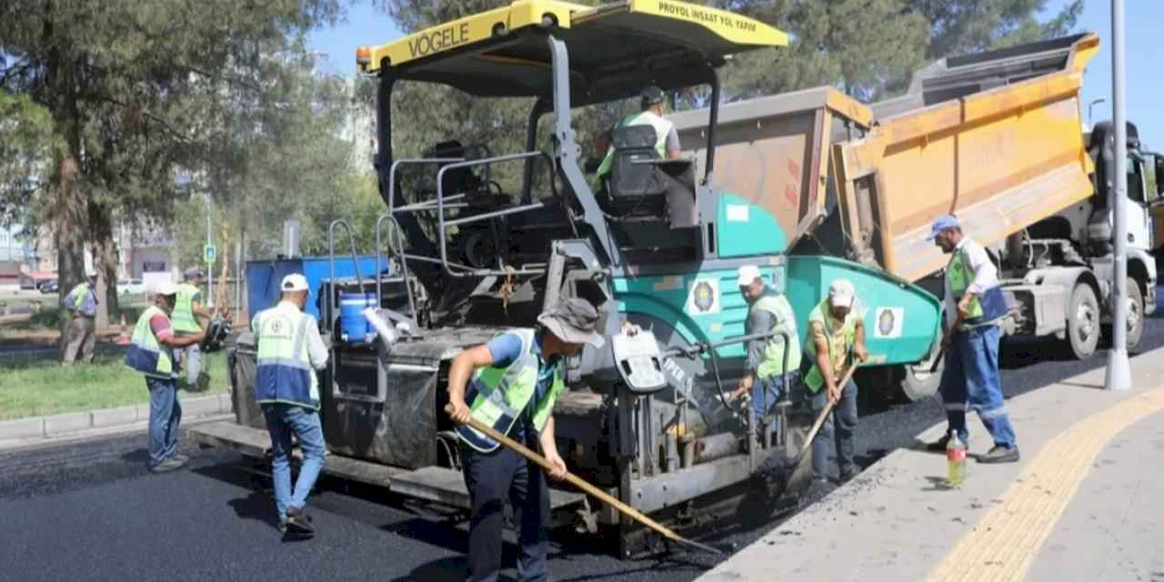 Diyarbakır Büyükşehir yolları yeniliyor
