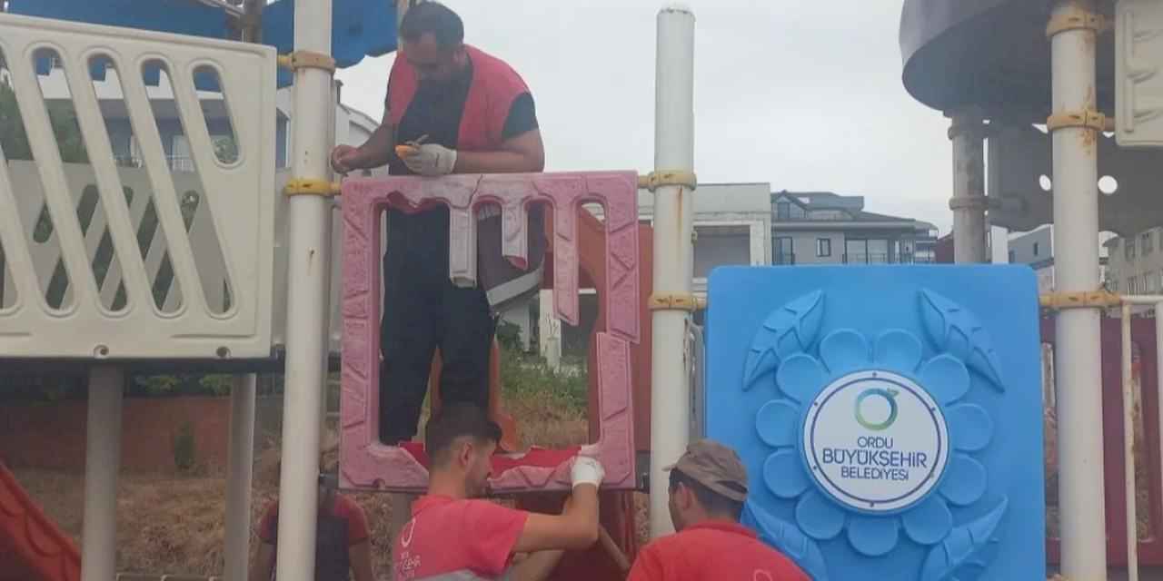 Ordu’da şehir mobilyaları elden geçiyor