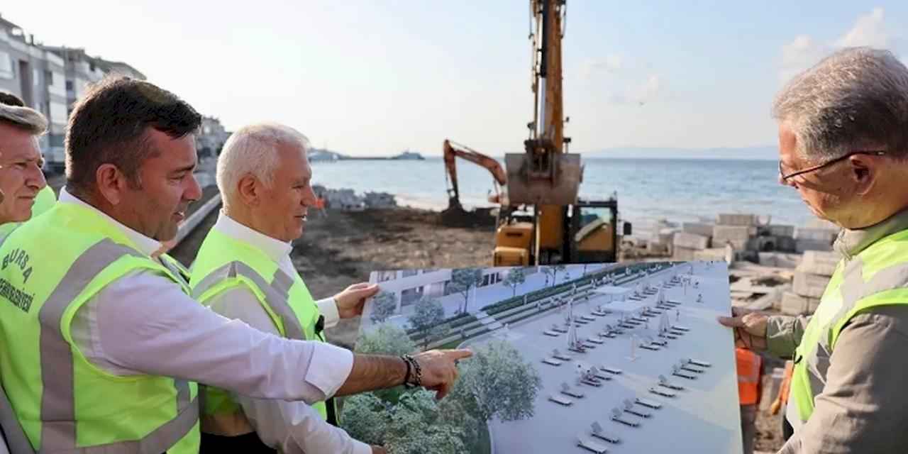 Mudanya’nın vitrini Bursa Büyükşehir’le yenileniyor