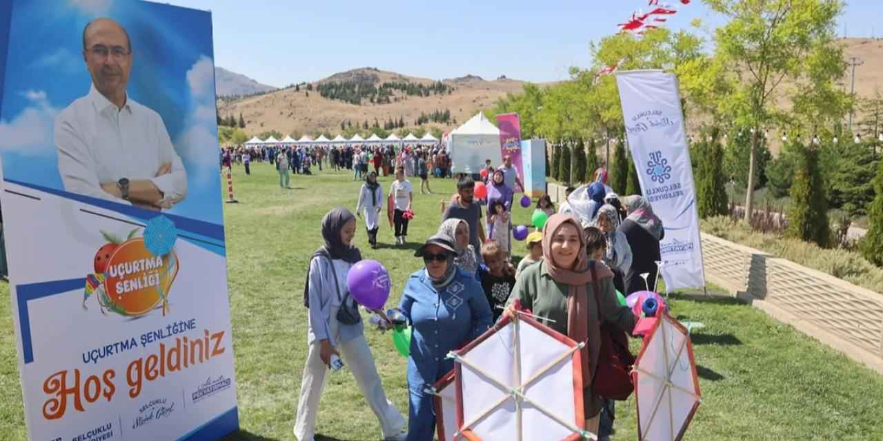 Selçuklu semaları uçurtmalarla şenlendi