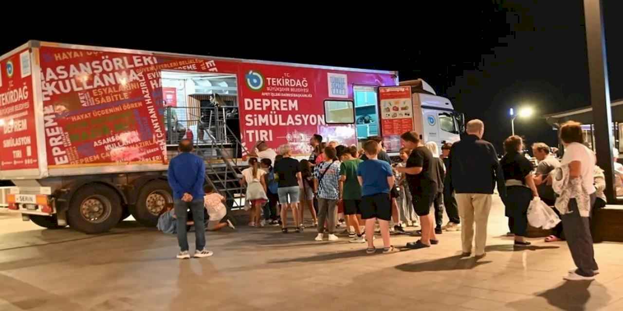 Tekirdağ'da deprem eğitimi seferberliği