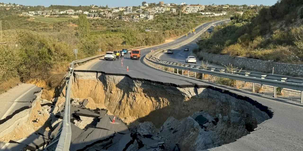 Kuşadası’nda çöken yol ile ilgili kritik sorular