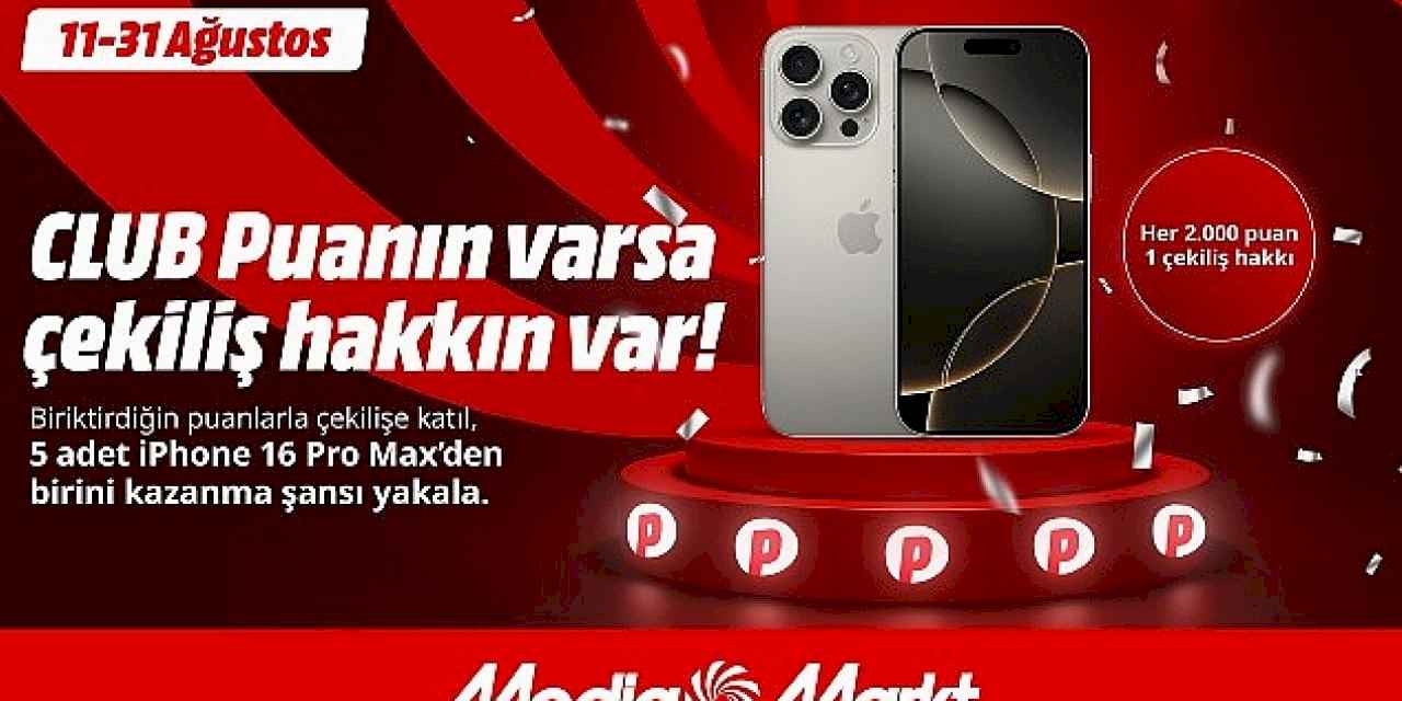 MediaMarkt'tan puanları hediyeye dönüştüren kampanya