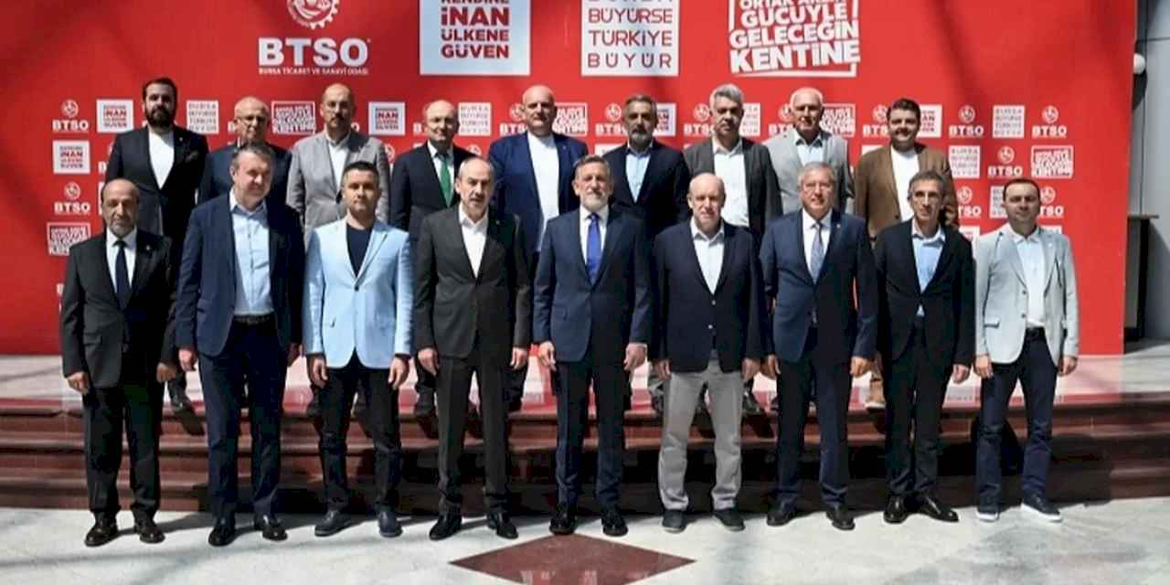 Kayseri Ticaret Odası’ndan BTSO’ya ziyaret