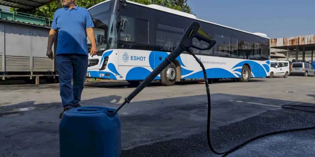 ESHOT’tan bin 100 hanenin kullandığı kadar su tasarrufu