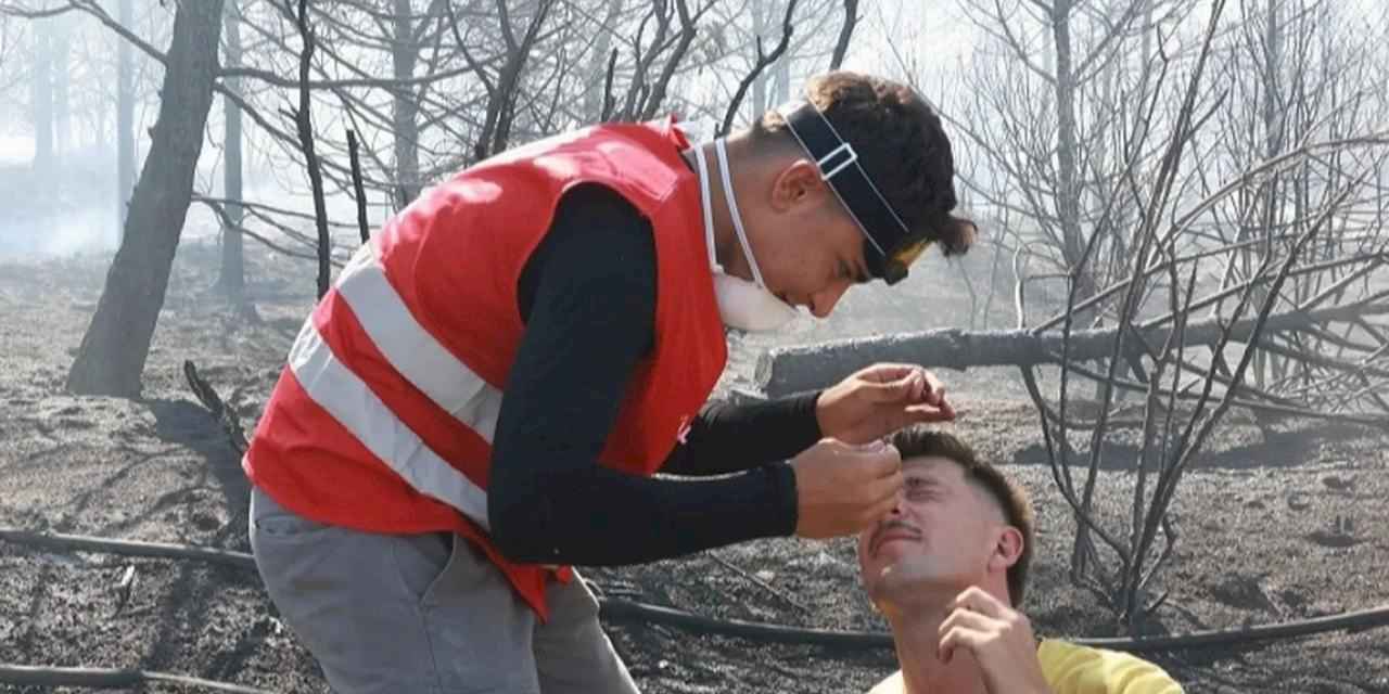 Türk Kızılayı'ndan yangınla mücadeleye tam destek