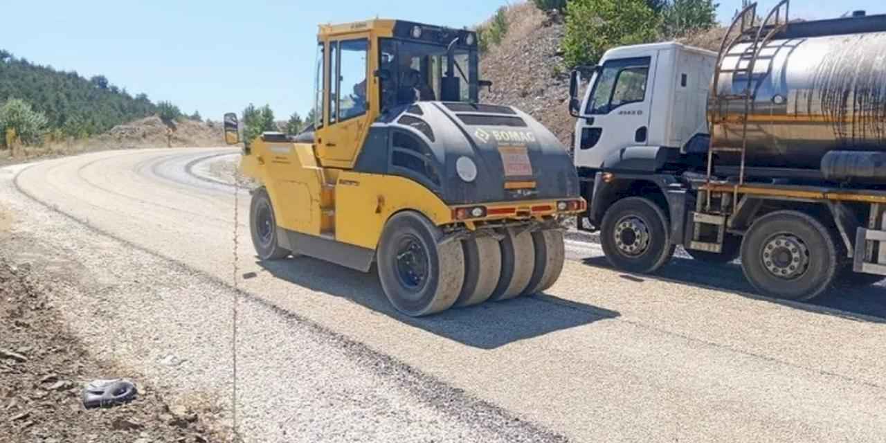 Dağ ilçelerinin yollarına Büyükşehir imzası