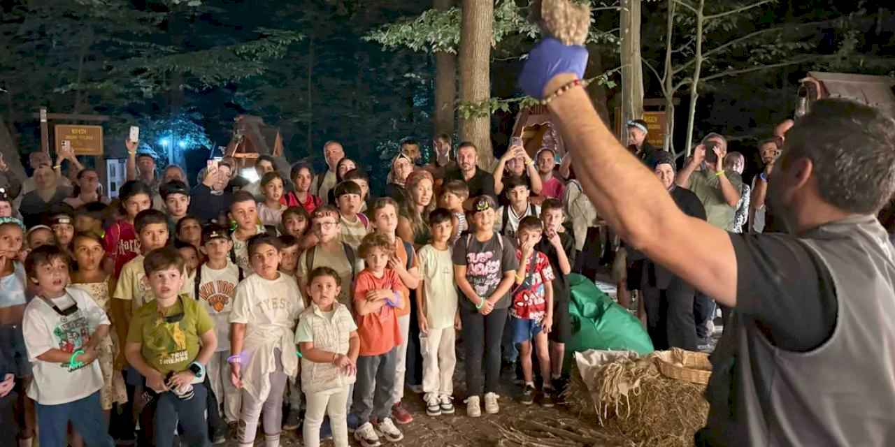 Kocaeli Ormanya’da çocuklara özel gece yürüyüşü