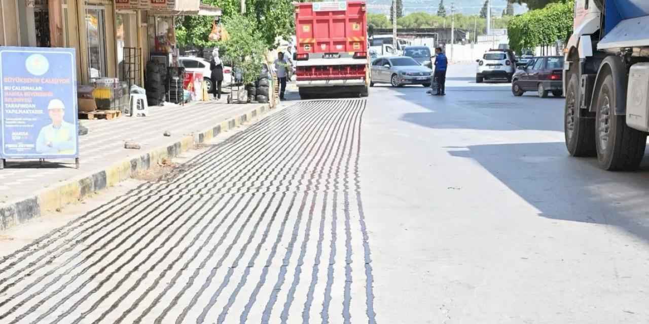 Manisa Soma’da asfalt çalışmaları tamamlandı