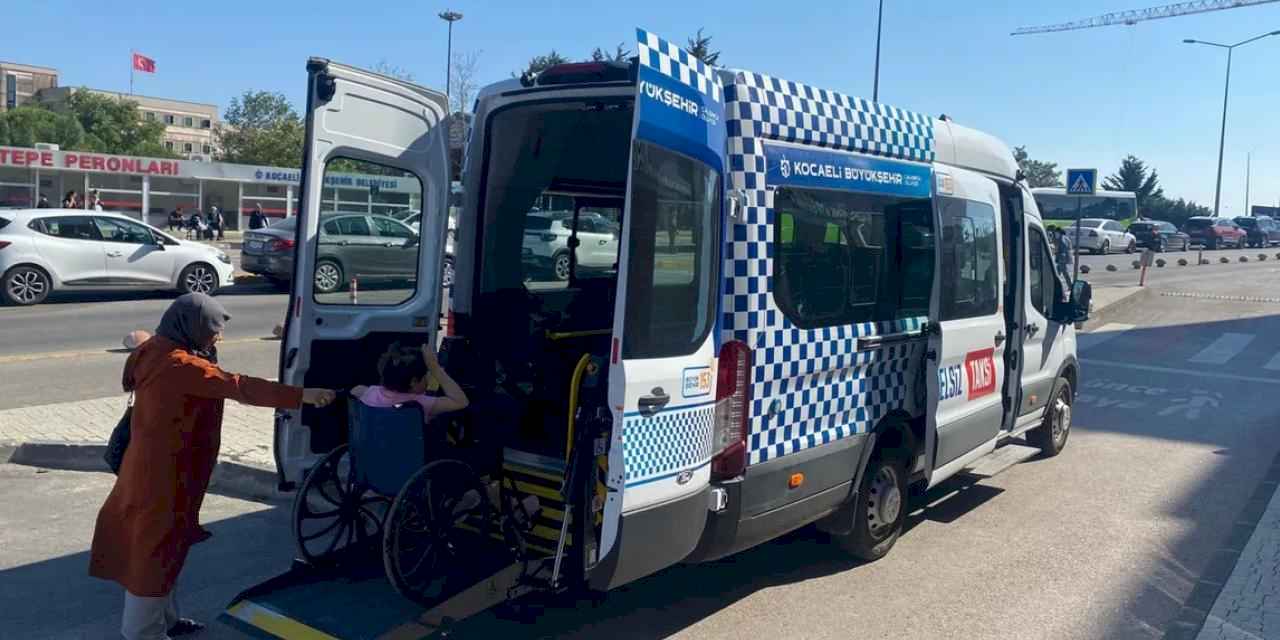 Kocaeli'de 14 bin 790 kez 'Engelsiz' yola çıktı