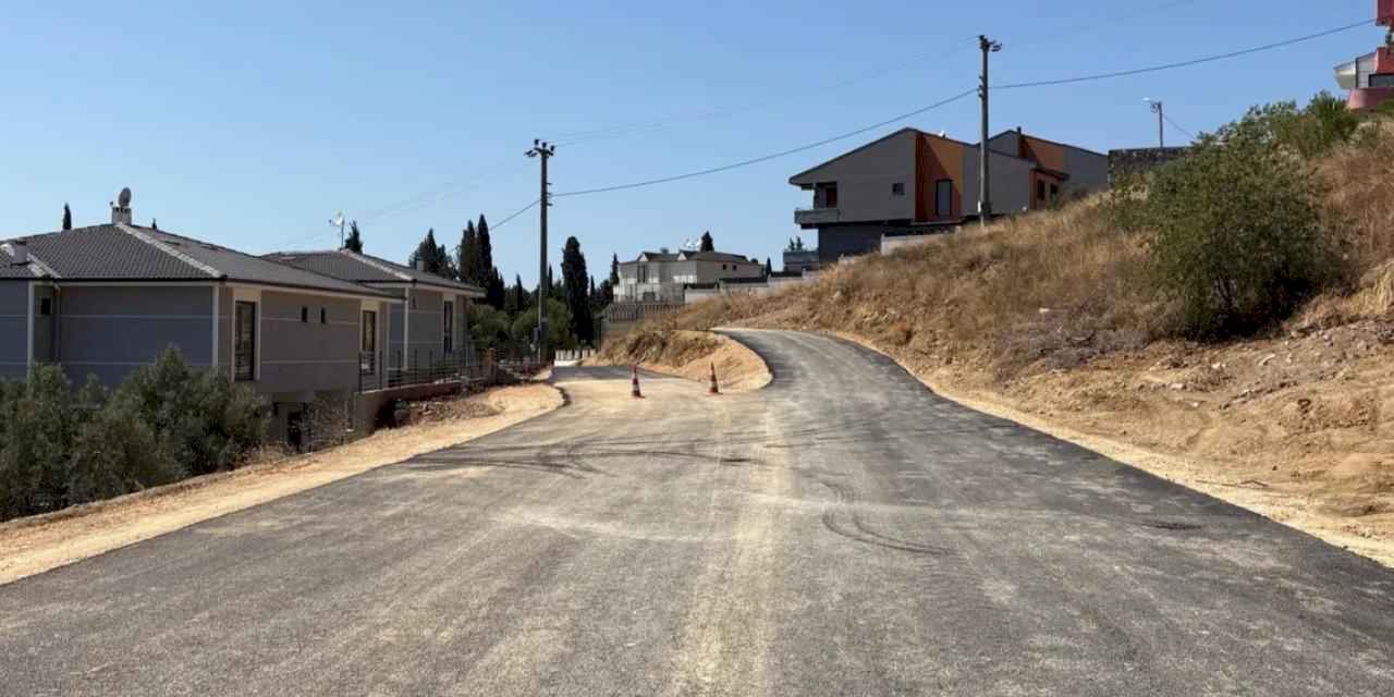 Bursa Gemlik Umurbey'de toz ve çamur sorunu çözüldü