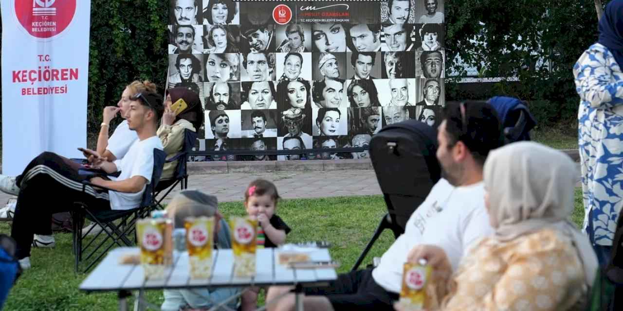 Ankara Keçiören’de yaz akşamları Yeşilçam’la şenleniyor