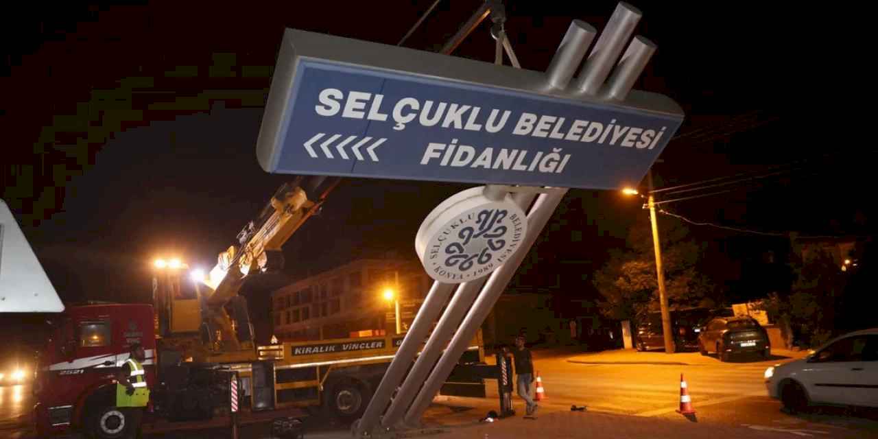 Konya Büyükşehir'in şehir estetiğine bir destek de Selçuklu'dan