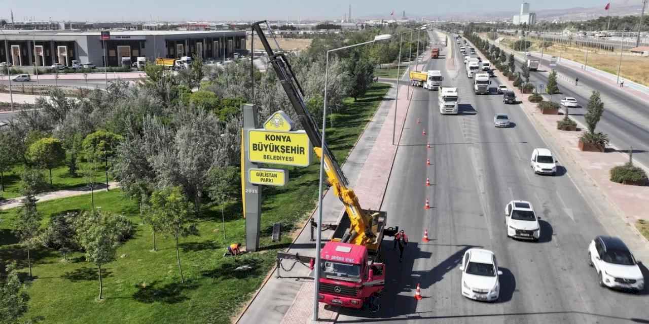 Konya’da görsel kirliliğe son: Totem ve tabelalar kaldırılıyor