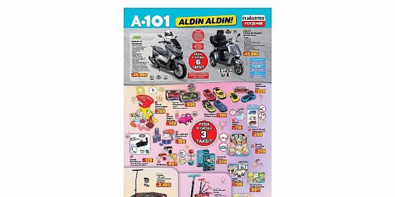 A101'de 21 Ağustos'ta Mobilite, Elektronik ve Ev Ürünleri Satışta