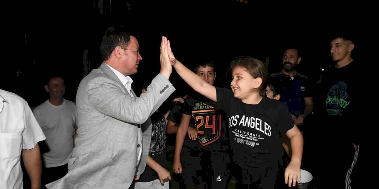 Bursa Osmangazi'de çocuklarla açık hava keyif