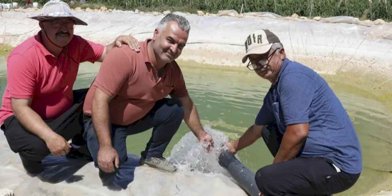 Mersin'de Erdemli kırsalına 4 bin metrelik sulama borusu desteği