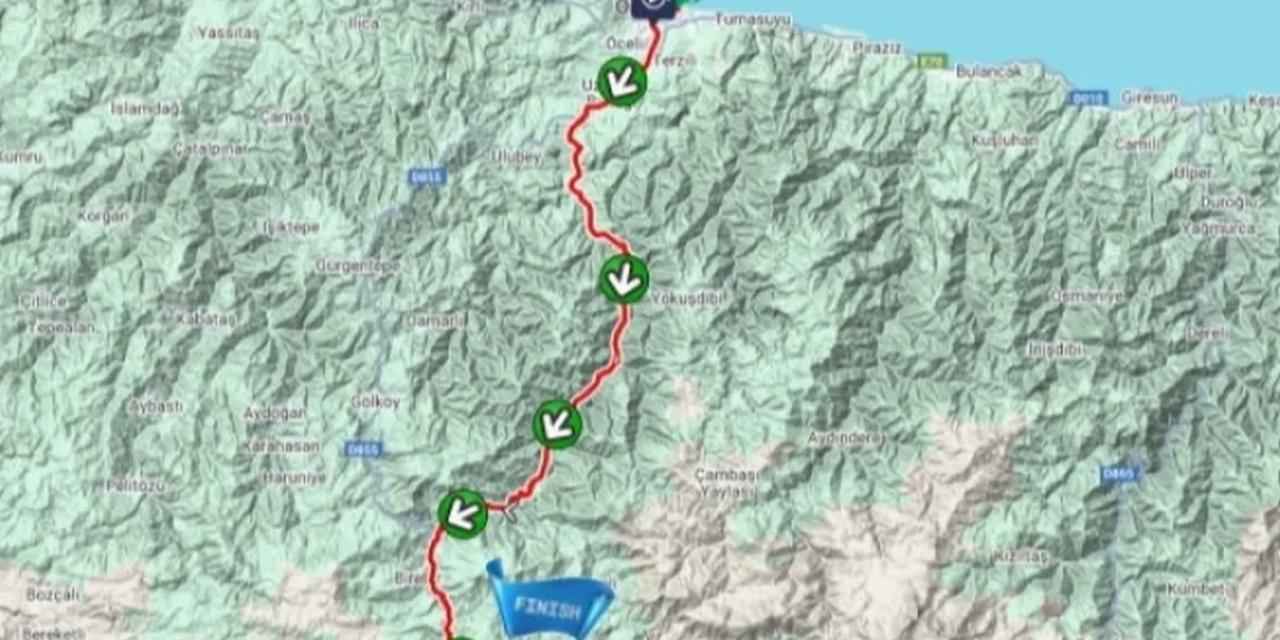 Ordu’da uluslararası bisiklet heyecanı